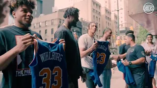 New York Knicks visit FDNY Engine 54