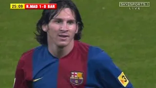 19 Year Old Messi vs Real Madrid (Away) 2006