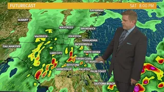 Storms move in across the First Coast this weekend