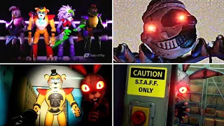 Five Nights at Freddy's: SECURITY BREACH ALL TRAILERS 1, 2, 3, 4