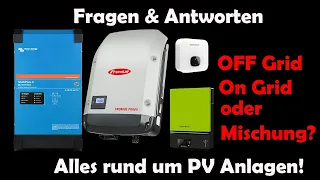 Warum ist es so schwer Offgrid Inverter mit Hochvoltinverter als Inselnetz zu betreiben?