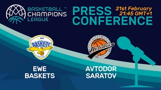 EWE Baskets v Avtodor Saratov - Press Conference - Basketball Champions League