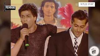 Old video of Shahrukh Khan & Salman Khan | Filmfare award | Bollywood stars together.