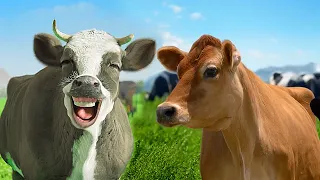 FUNNY COW DANCE 9 │ Cow Dance Song & Cow Videos 2024