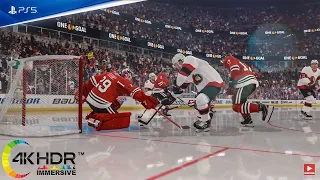 NHL 22 Close One! Chicago Blackhawks vs Ottawa Senators 4K Realistic Graphics! PS5 Gameplay