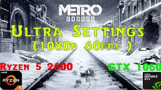 Народная сборка на Ryzen 2600 + GTX 1060 6Gb в Metro Exodus (1080p 60fps)