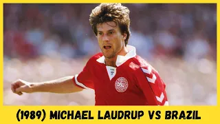 Con dos goles, Michael Laudrup destruyó a Brasil en 1989!