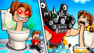 ROBLOX UPGRADING CAMERAMAN UNTIL I DEFEAT SKIBI MONSTER