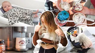 BUSY WEEKEND MOM VLOG! - Hanging with Friends, Cooking & Baking, Housekeeping, Mall, Ice Cream Shop
