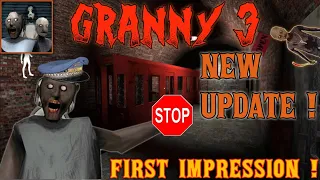 Granny 3 new train update gameplay/First try in tamil/on vtg!