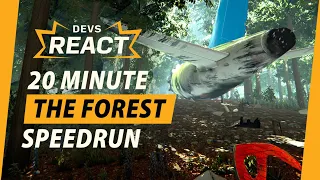 The Forest Developers React to 20 Minute Speedrun (Endnight)