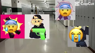 | Evade School Hallway Fight | ft: roblox evade characters | ( defect rebel, rebel, jard, bobo )