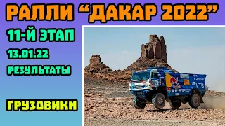 Грузовики. Dakar 2022 - Эдуард Николаев Выиграл 11-й Этап "Дакара" и Приблизился к Сотникову