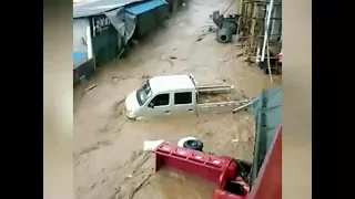 Downpours Trigger Flash Floods in Various Parts of China