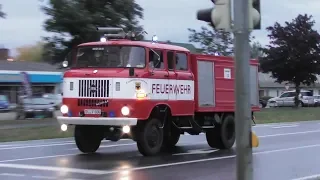 [Schläuche verlegen | IFA W50] LF 16-TS + 2x TLF 16 + MTW FF Tarnow beim Großbrand