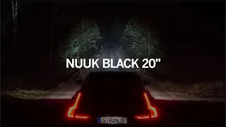 NUUK BLACK 20" - DRIVING LIGHT BEAM PATTERN - STRANDS LIGHTING DIVISION