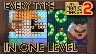 Super Mario Maker 2 - Every Type of SMM2 Level in One!