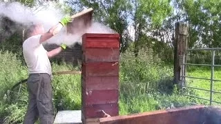 Homemade Steam Wax Extractor And Hive Sterilizer