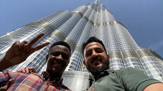 Ich übergebe eure Spenden an Aman im Burj Khalifa ❤️