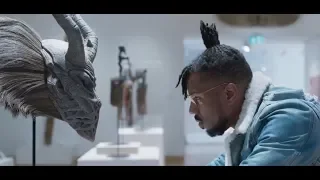 BLACK PANTHER Stealing Vibranium from the museum Scene HD Video