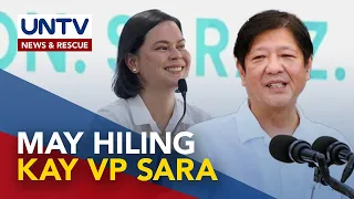Pang. Marcos Jr., may birthday wish para kay VP Sara Duterte