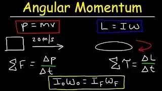 Angular Momentum - Basic Introduction, Torque, Inertia, Conservation of Angular Momentum