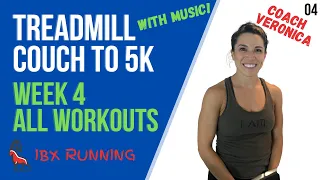 COUCH TO 5K | Week 4 - All Workouts | Treadmill Follow Along! #IBXRunning #C25K