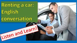 English conversation: renting a car | speaking to a rental car associate