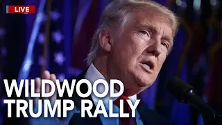 LIVE: President Trump speaks at rally in Wildwood, New Jersey