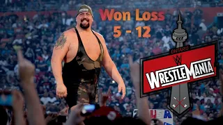 All Of The Big Show WrestleMania Win & Loss (Scrapped Video)