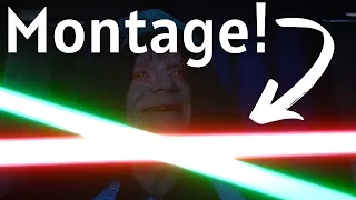 Star Wars Lightsaber Fight Montage!