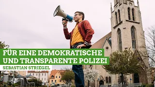 Sebastian Striegel kämpft für eine demokratische und transparente Polizei