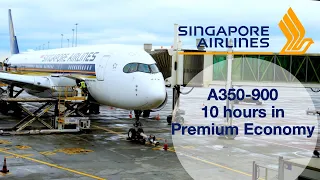 4K | Trip Report | Singapore Airlines Premium Economy Singapore to Joburg South Africa A350 vLog