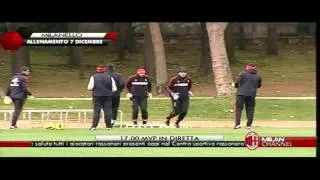 Milanello Allenamento 07-12-2012 Part 1