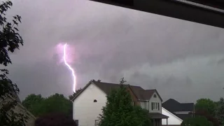 Violent Thunderstorms + Close Lightning! June 14, 2015