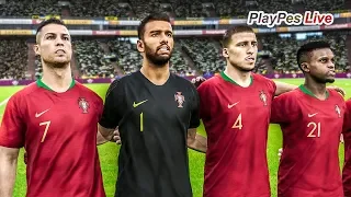 PES 2020 - UKRAINE vs PORTUGAL - Full Match & RONALDO Goals - Gameplay PC