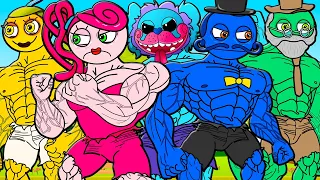 ALL SERIES EVOLUTION OF MUSCLE POPPY PLAYTIME! Cartoon Animation