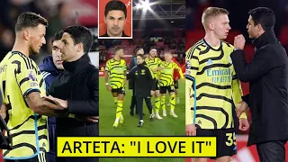 🔴The Moment Arteta Breaks Zinchenko & Ben White Fight! Arteta's Words⭐