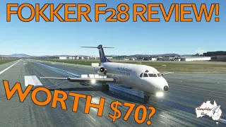Just Flight Fokker F28 First flight and live review! | MSFS