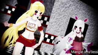 Scream (MMD FNAF) +DL | Mangle Jess Jessi