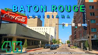 Baton Rouge Drive Part 1, Louisiana USA 4K - UHD