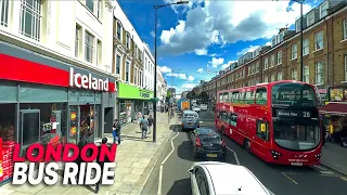 LONDON Bus Ride 🇬🇧 - Route 18 - London's busiest route, transporting ca 16 Million passengers a year