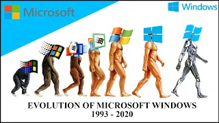 Evolution Of Microsoft Windows with startup and Shutdown Sound 1993 - 2020 | History Of Microsoft