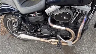 knalpot Harley-Davidson Dyna 2 into 1 protech exhaust