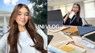 UNI VLOG | final grades, productive days in taft, getting things done & secret project 🧠🏫