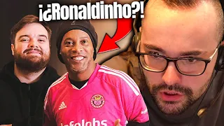 REACCIÓN al FICHAJE de RONALDINHO x PORCINOS FC 🔥 ¡+ SU DEBUT en el BARÇA! | Xokas