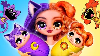 КэтНэп и ДогДэй стали мамами / 32 Poppy Playtime поделки для кукол ЛОЛ ОМГ