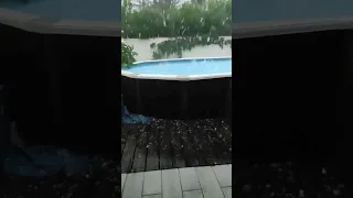 ⛈ Images du fort orage de grêle qui a circulé au sud de Perpignan ce lundi soir. 📅 date : 12/09/2023