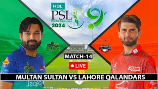 Multan sultan vs Lahore Qalandars live match PSL 9 - Match 14 | Ms vs Lq | Live Match | HPGz