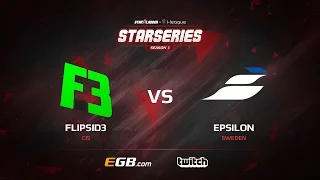 FlipSide vs Epsilon, map 1 mirage, SL i-League StarSeries Season 3 Europe Qualifier